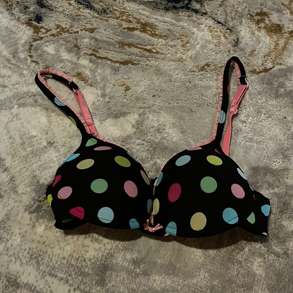 So Black Push Up Bra with Lace